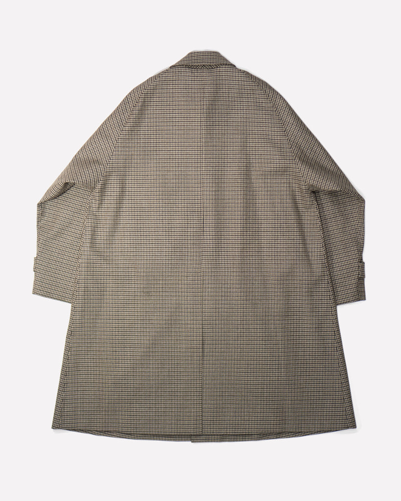 SUNSEA CARAMEL CHECK COAT-