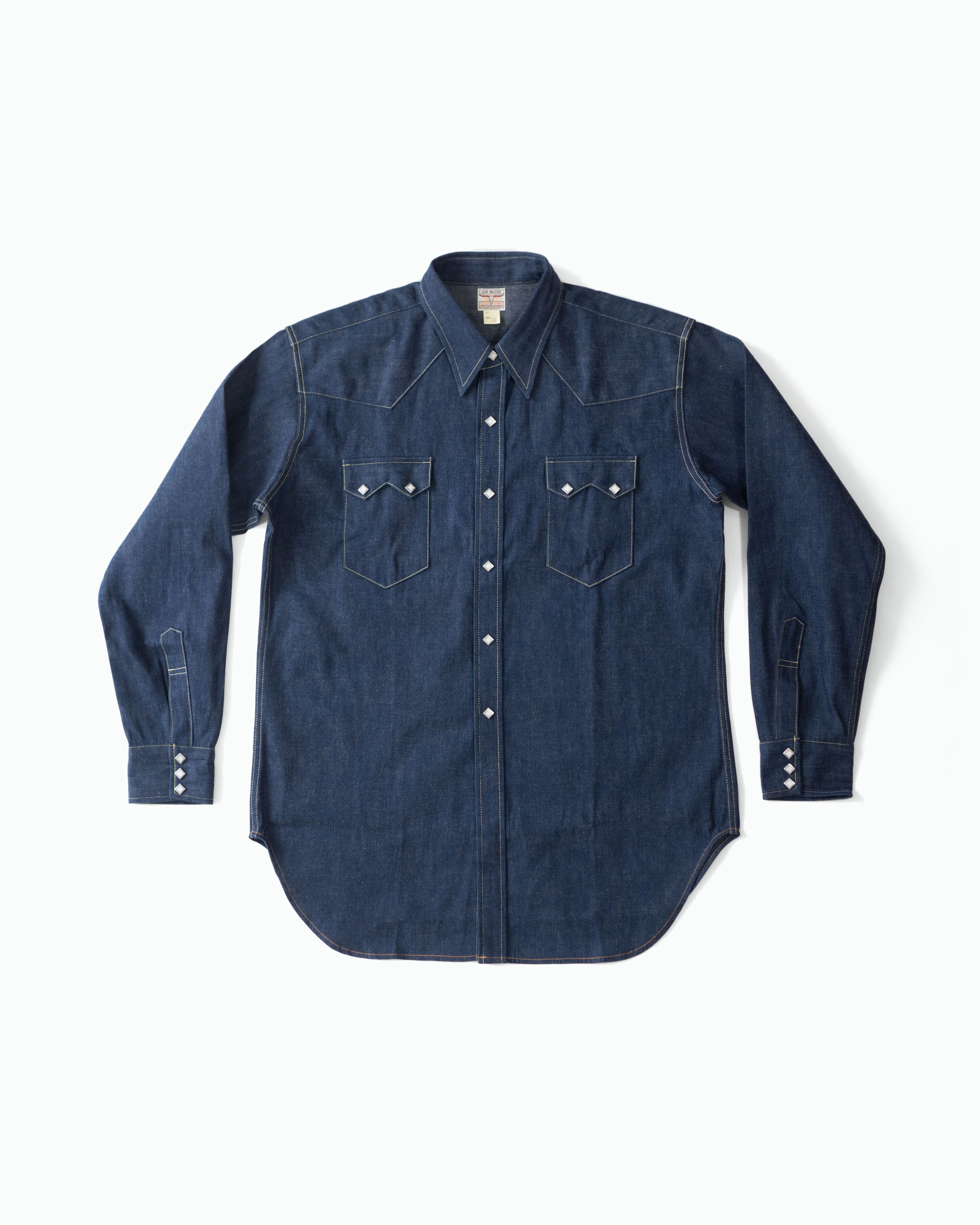 Denim Western Shirt / Sawtooth MS22003 | Indigo – The Signet Store