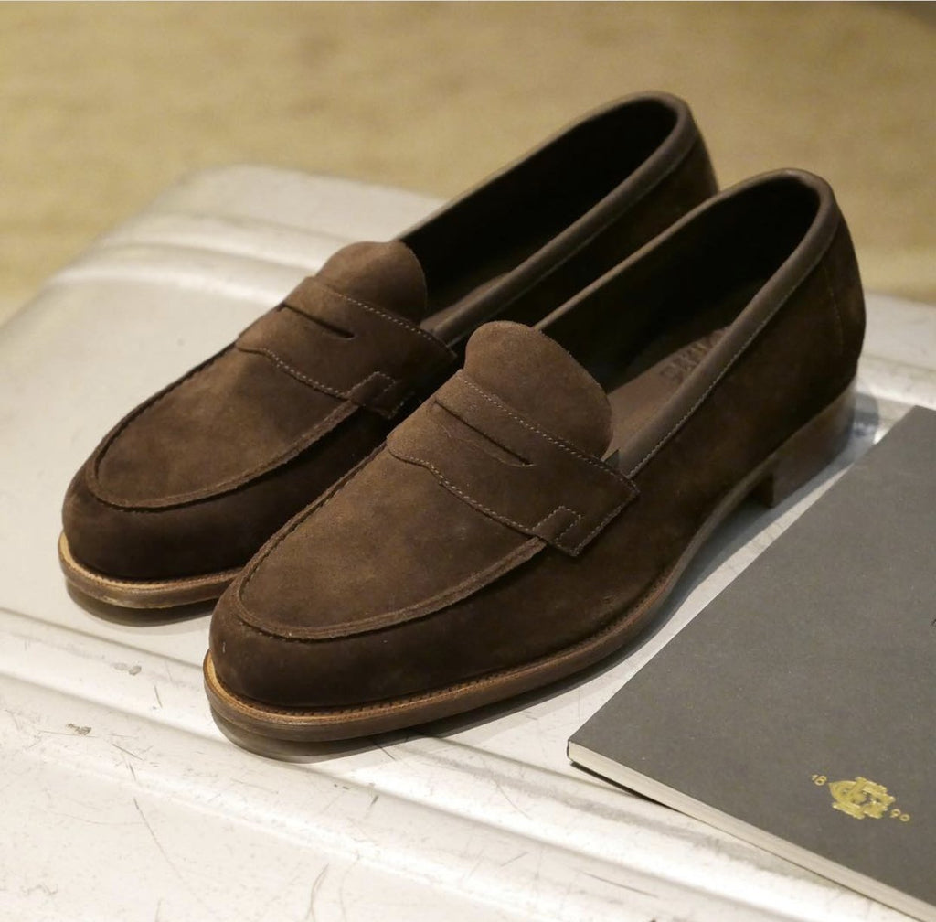 Alden Penny Loafer Unlined Vamp | Tan Suede 8D – The Signet Store