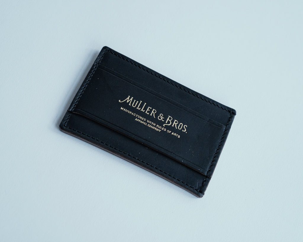 KRUK Ocean Blue Leather Card Holder – K R U K