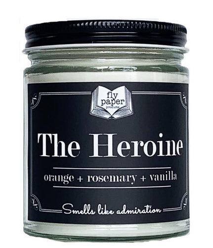 The Heroine 9oz Soy Candle Orange + Rosemary + Vanilla