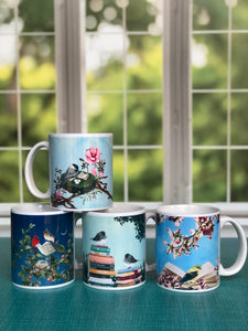 Birdie Reading List 11oz Ceramic Tea/Coffee Mug