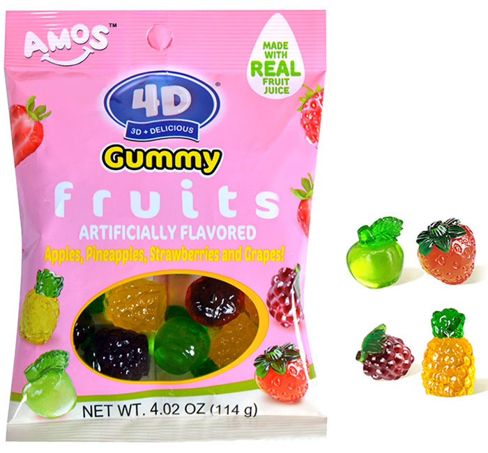 Sometimes Foodie: Tiny Burgers, Fries, and Fruits, Oh MY! - 4D Gummies