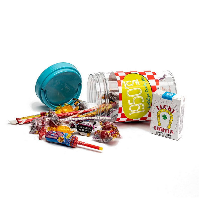Gehoorzaam rollen Stereotype 50's Decade Retro Candy Gift Jar - Blooms Candy & Soda Pop Shop