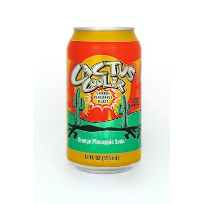 cactus cooler soda orange pineapple blast 12 pack 12-ounce cans 
