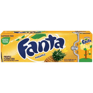 Fanta Pineapple - 12 Pack 12 oz Cans - Blooms Candy & Soda Pop Shop