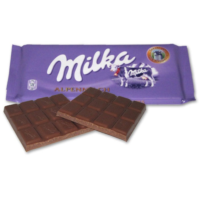 Milka Chocolate Letterbox Gift, Chocolate Selection, Daim, Confetti, White  Chocolate, Alpine Milk Chocolate, Almond Crisp, Happy Cow 