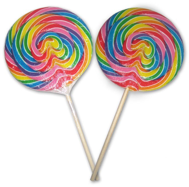 weird swirl lollipops