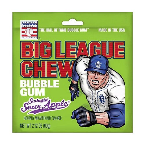 Big League Chew Bubble Gum, Grape Ball Grape, Non Chocolate Candy