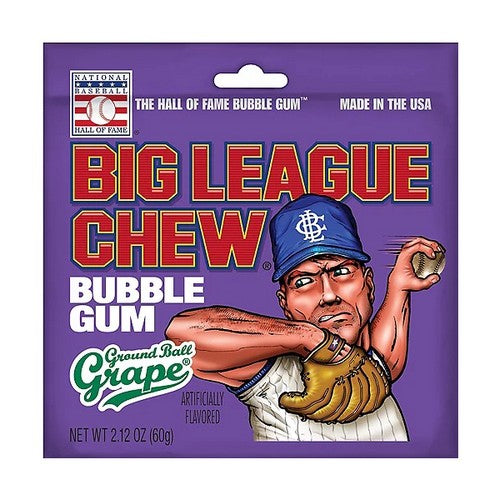 Ford Gum Big League Chew Bubble Gum, Sour Apple - 2.12 oz bag