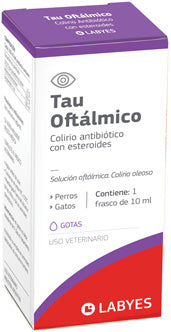 Tau Oftalmico Colirio Antibiotico Con Esteroides Animal Go