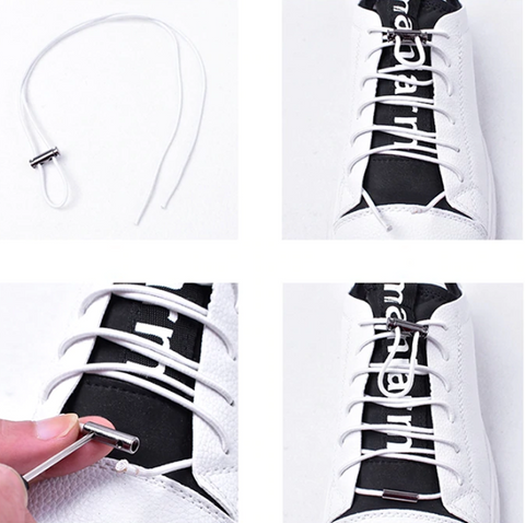 Quick release shoelace system, adjustable for all kind of daily activities  – QuickSneak