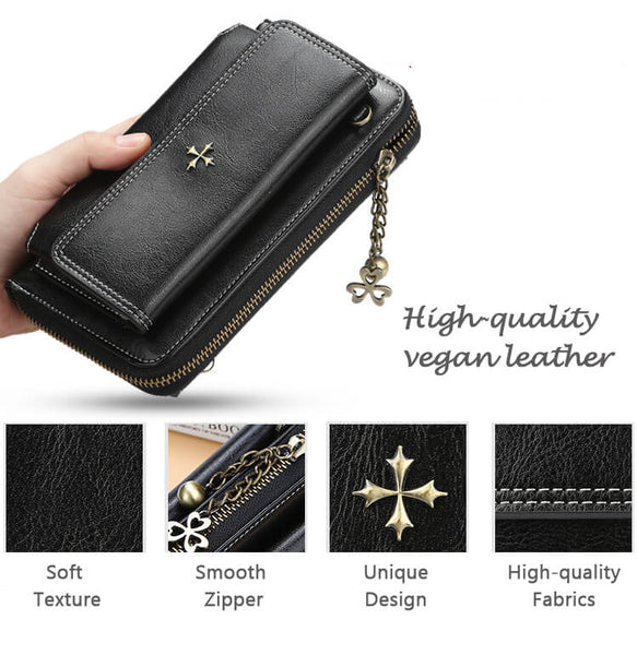 Crossbody Phone Bag vegan leather high quality