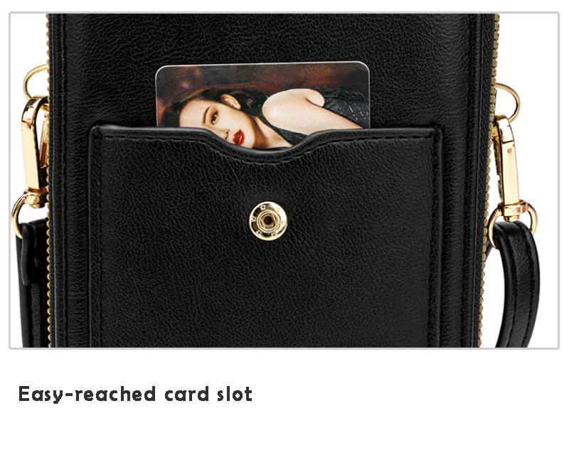 crossbody phone purse card slot