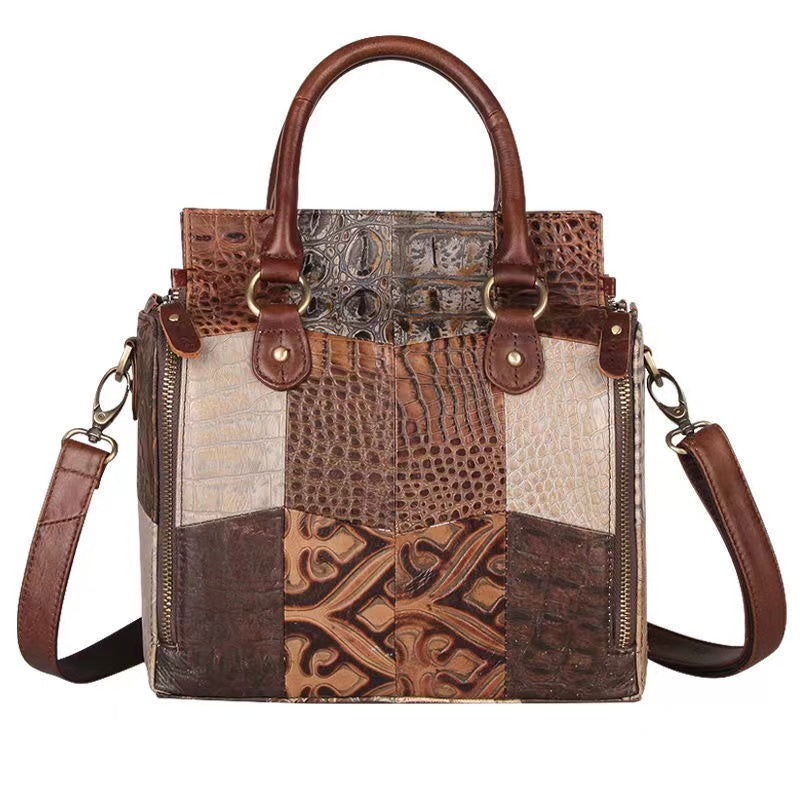 Aniceta Large Capacity Multifunction Leather Handbags Crossbody Bag ...