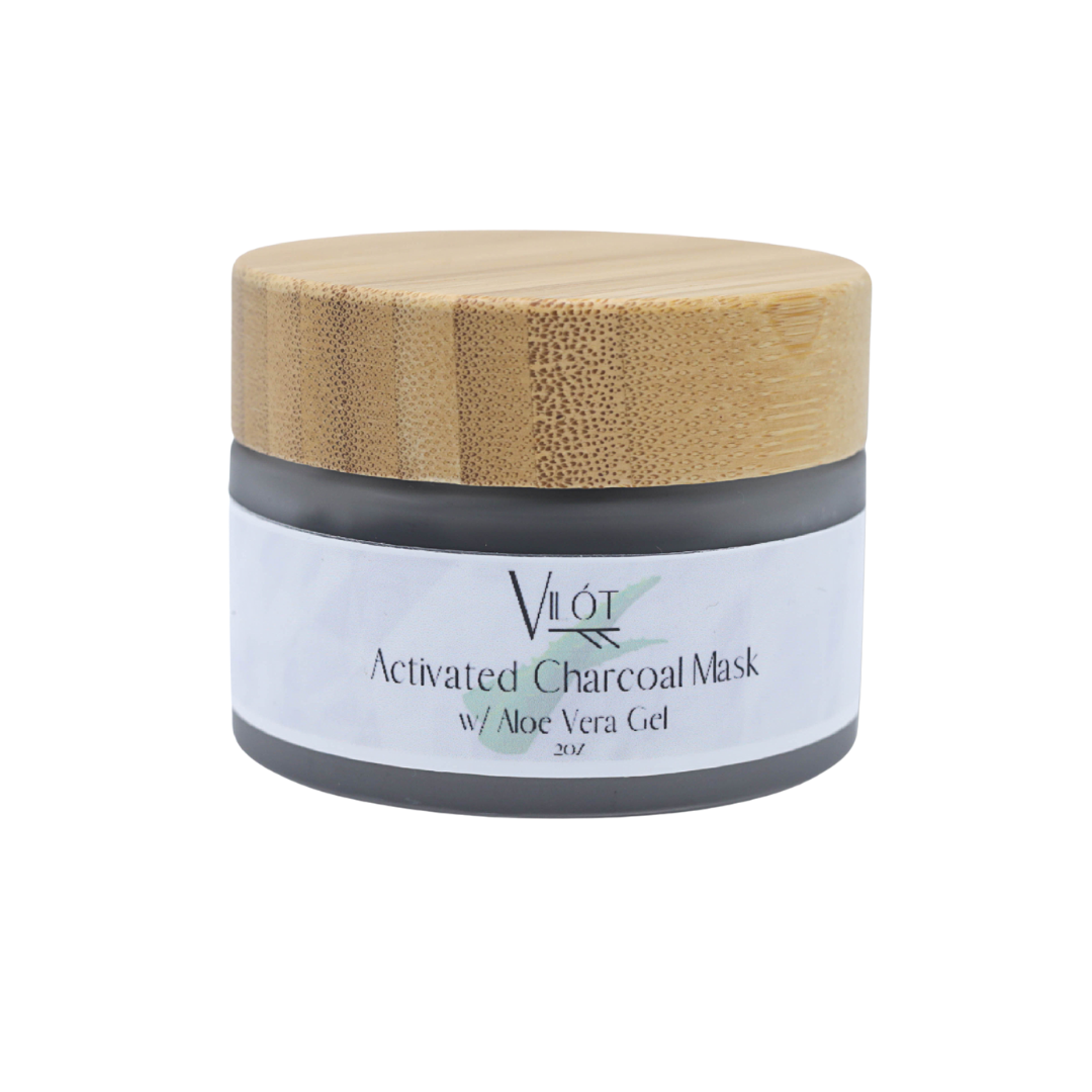 Vilot Skin Activated Charcoal Mask: Deep Pore Cleanse & Skin Detoxification - Vilot Skin product image