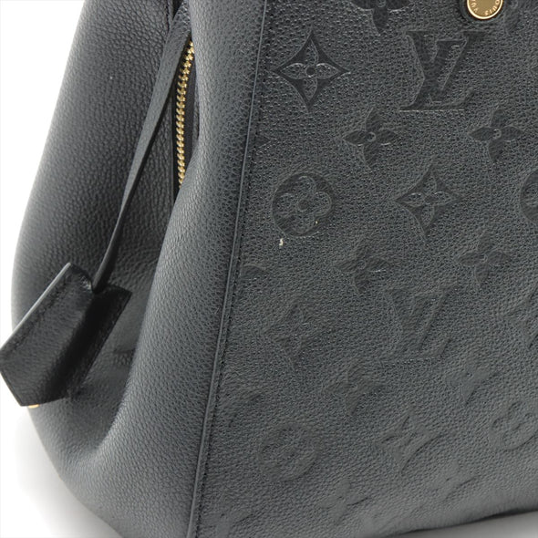 Louis Vuitton Black Monogram Empreinte Leather Montaigne MM Bag [Clearance Sale]