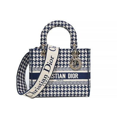 Dior Medium Bobby Bag in Blue Dior Oblique Jacquard AGHW – Brands Lover