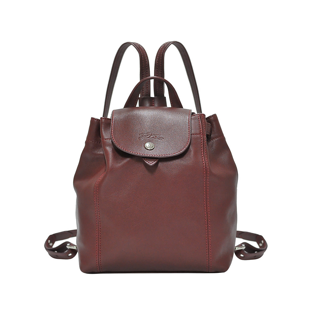 longchamp cuir red lacquer