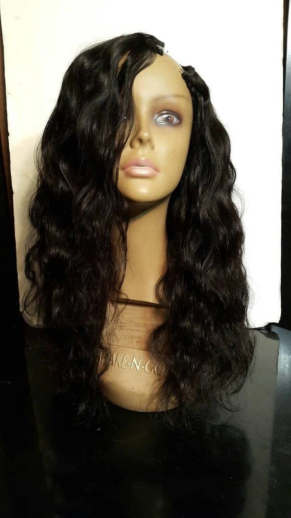 2020 African American Wigs Half Blonde Half Black Lace Front Wig