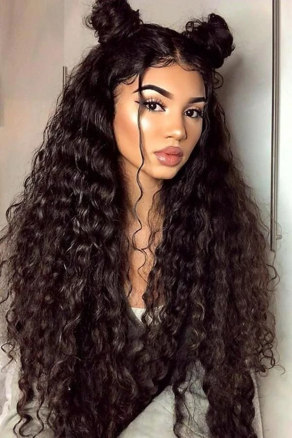 2020 African American Wigs Ash Brown Hair Color For Black Hair