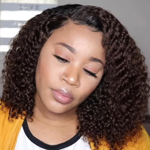 Lace Front Afro Wigs For Black Women Short Wet Look Pixie Style