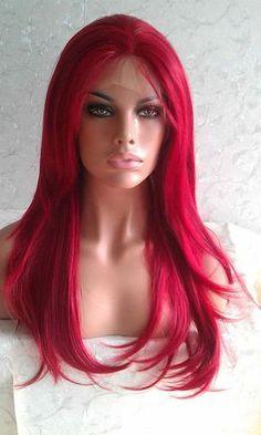 Deep Red Hair Color Punky Color Rose Red Ginger Ombre Wig V Red Hair Natural Auburn Hair Dye Black Ginger Hair