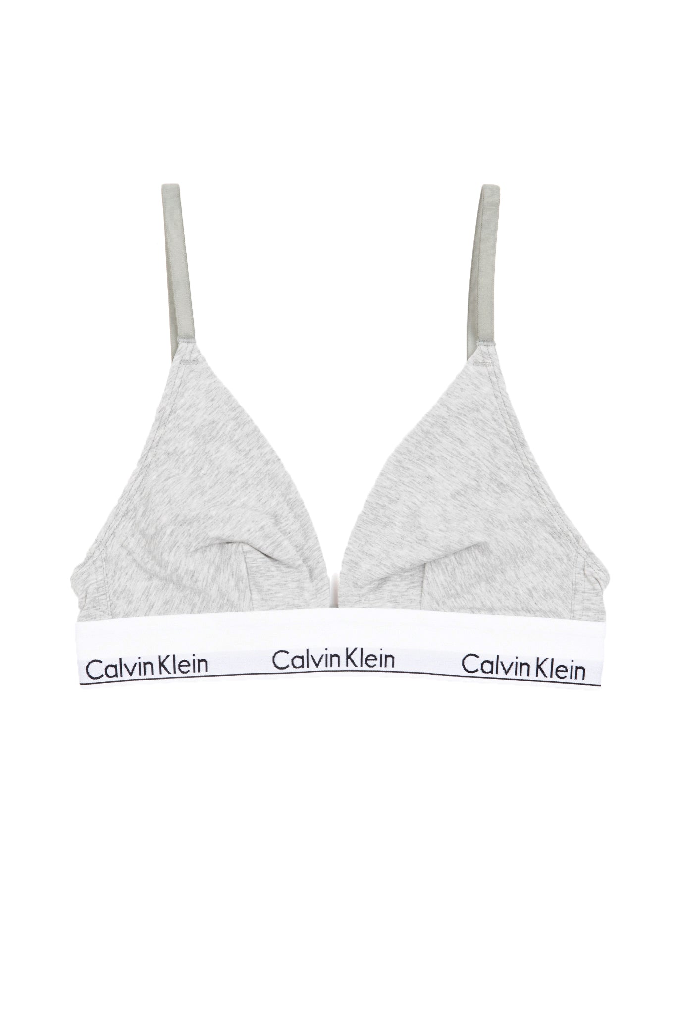 Calvin Klein Modern Cotton Unlined Triangle Bralette In Leopard Print-Multi  for Women