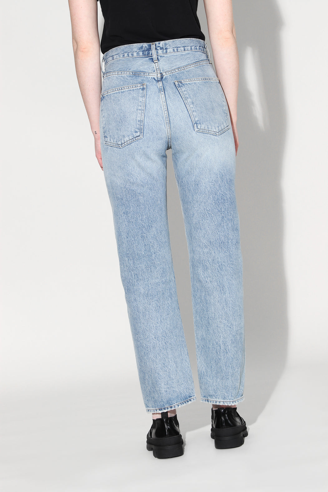 agolde mid rise 90's loose fit jeans
