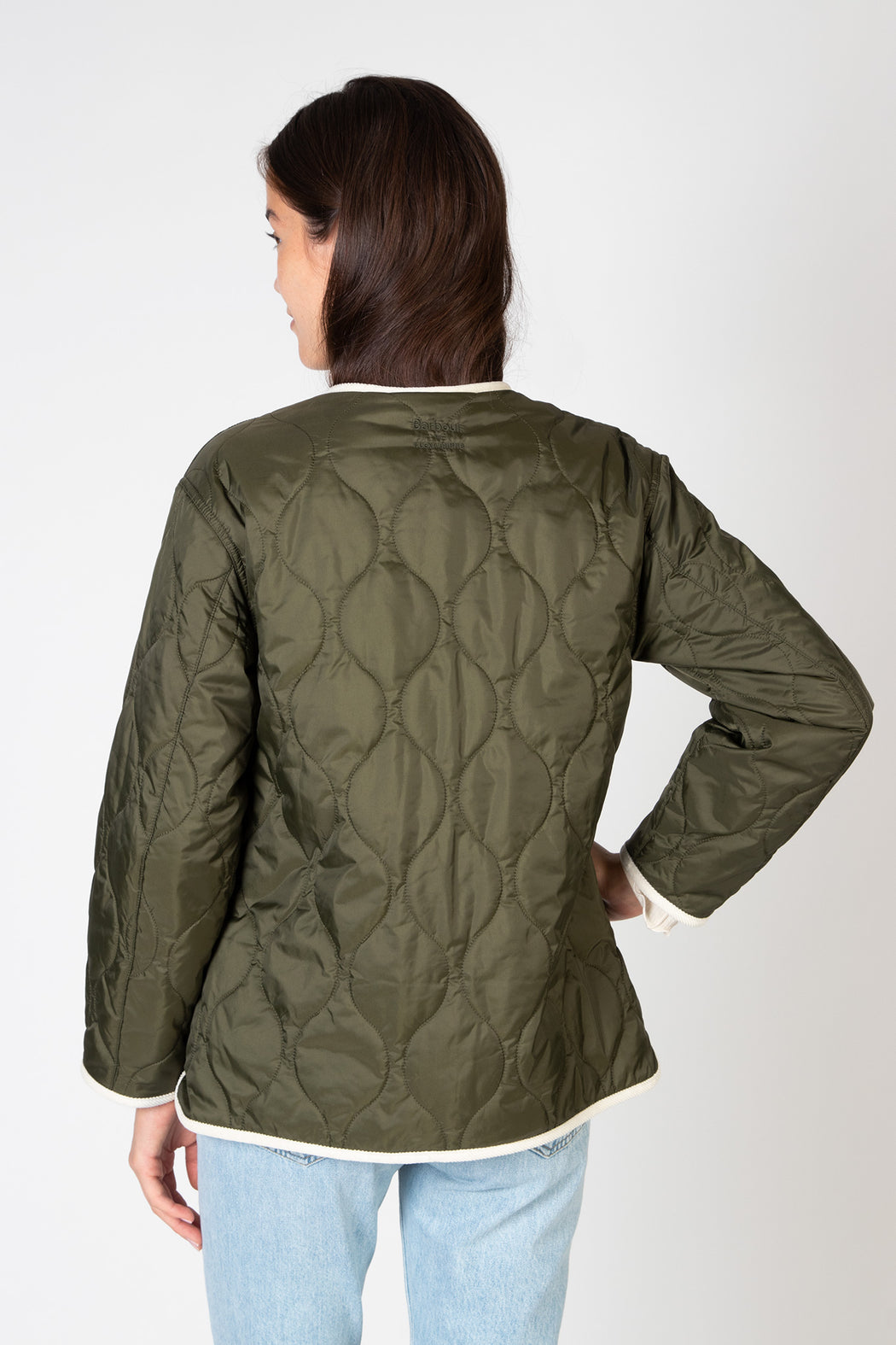 barbour darcy longline quilted