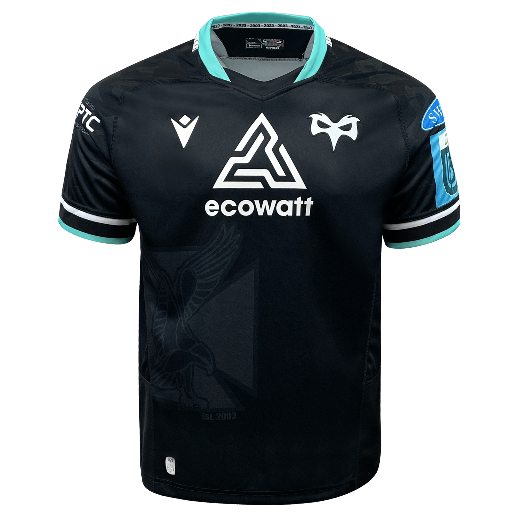 Ospreys Rugby Home Jersey 23/24 by Macron