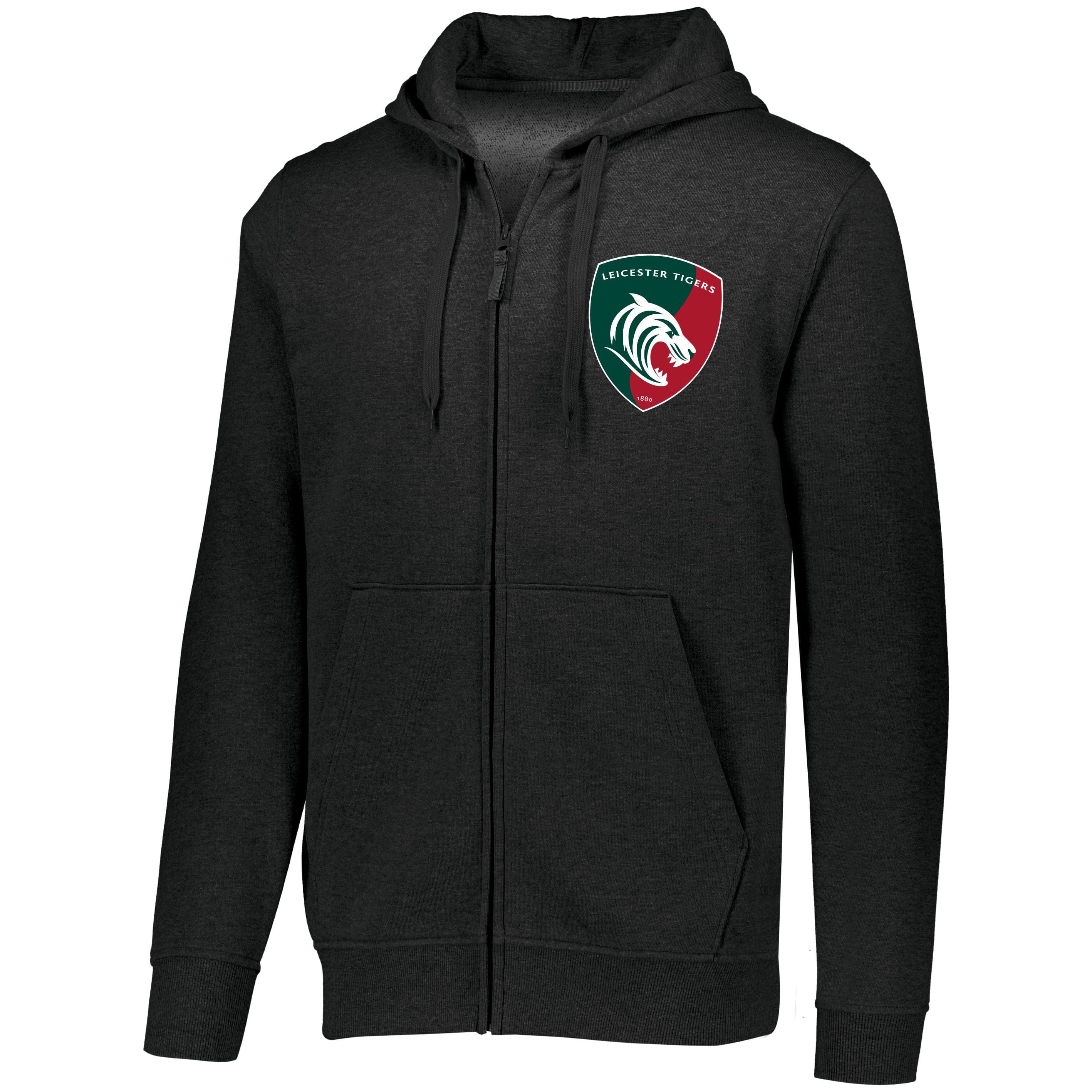 Leicester Tigers Full Zip Fleece Hoodie