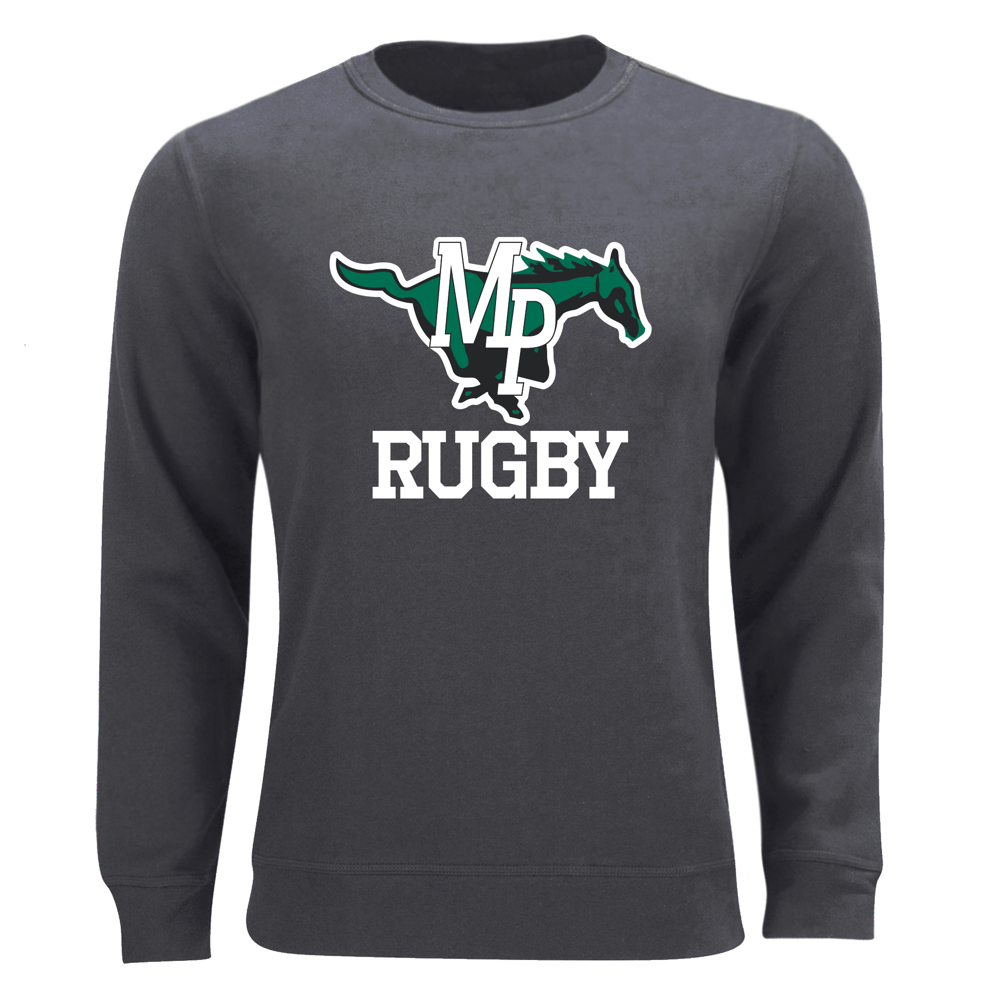 Myers Park Rugby Unisex Crew Neck Sweatshirt Grey