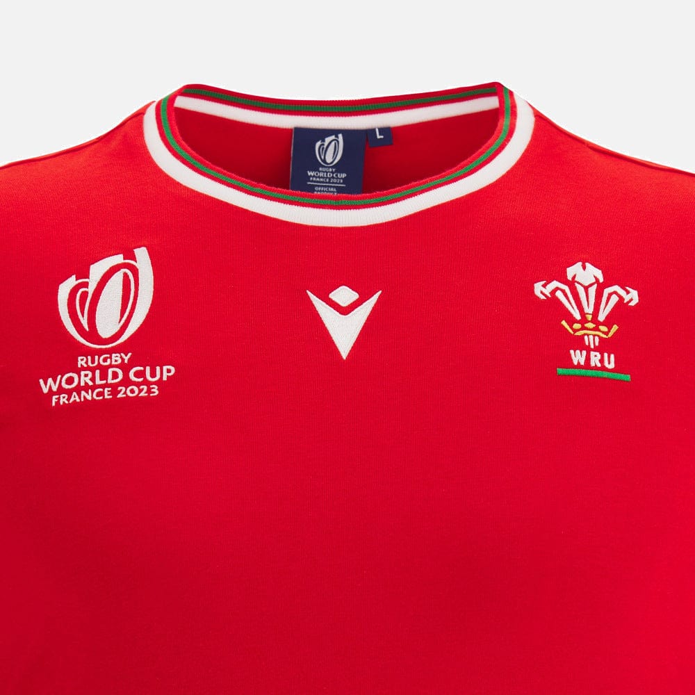 Wales WRU Rugby World Cup 2023 Poly Cotton Tshirt World Rugby Shop