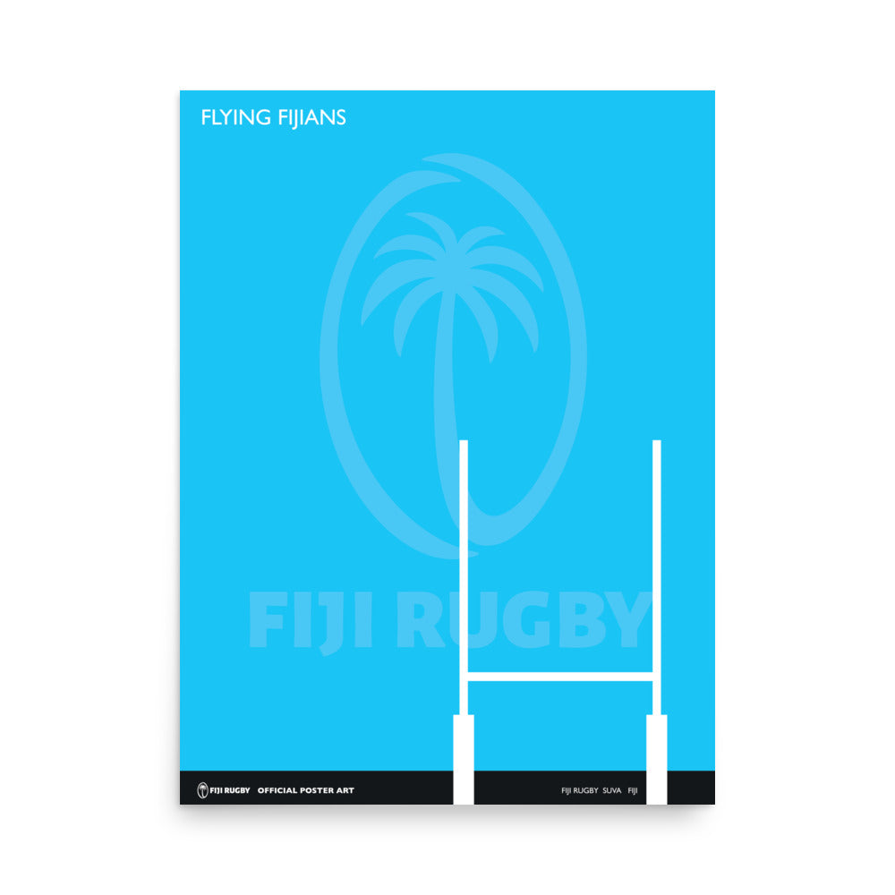 Fiji Shadow Logo Poster