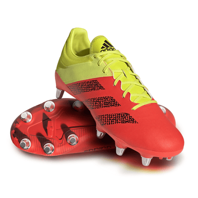 adidas Kakari Z.0 Rugby Cleat - Soft Ground Boot - Solar Red - SKU 