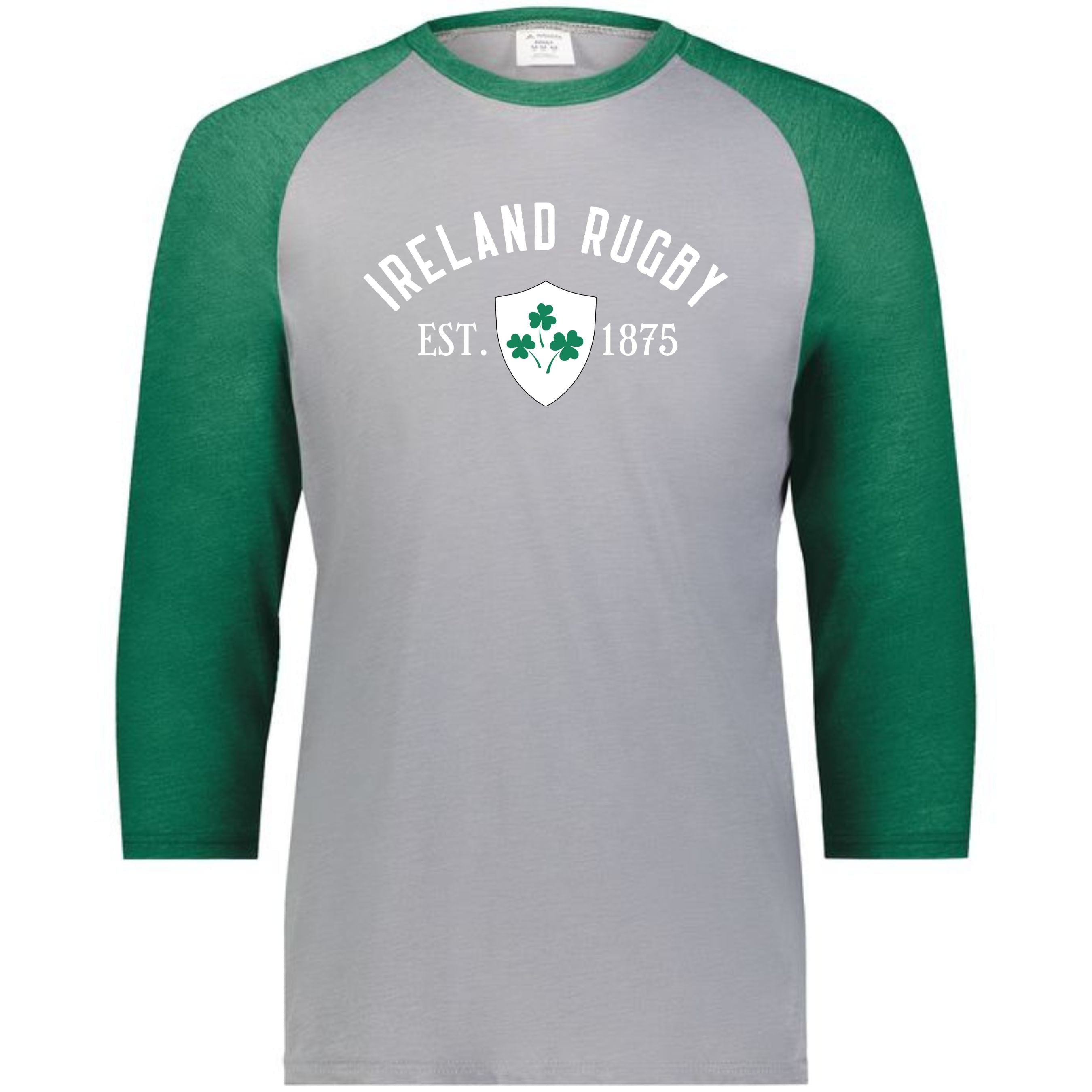 Ireland Rugby Est 1875 Gameday 3/4 Sleeve Raglan T-shirt