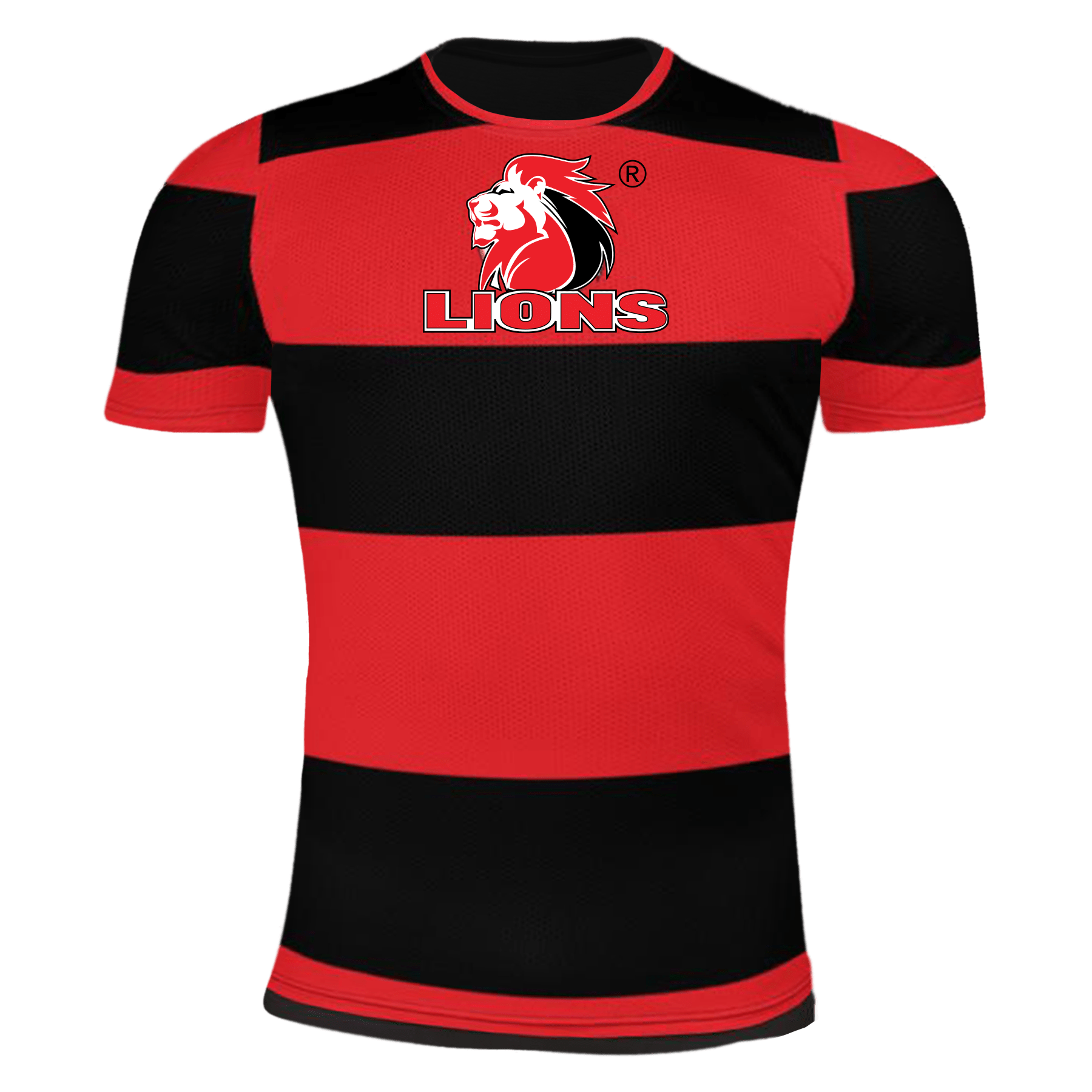 Lions Striped Athletic T-Shirt