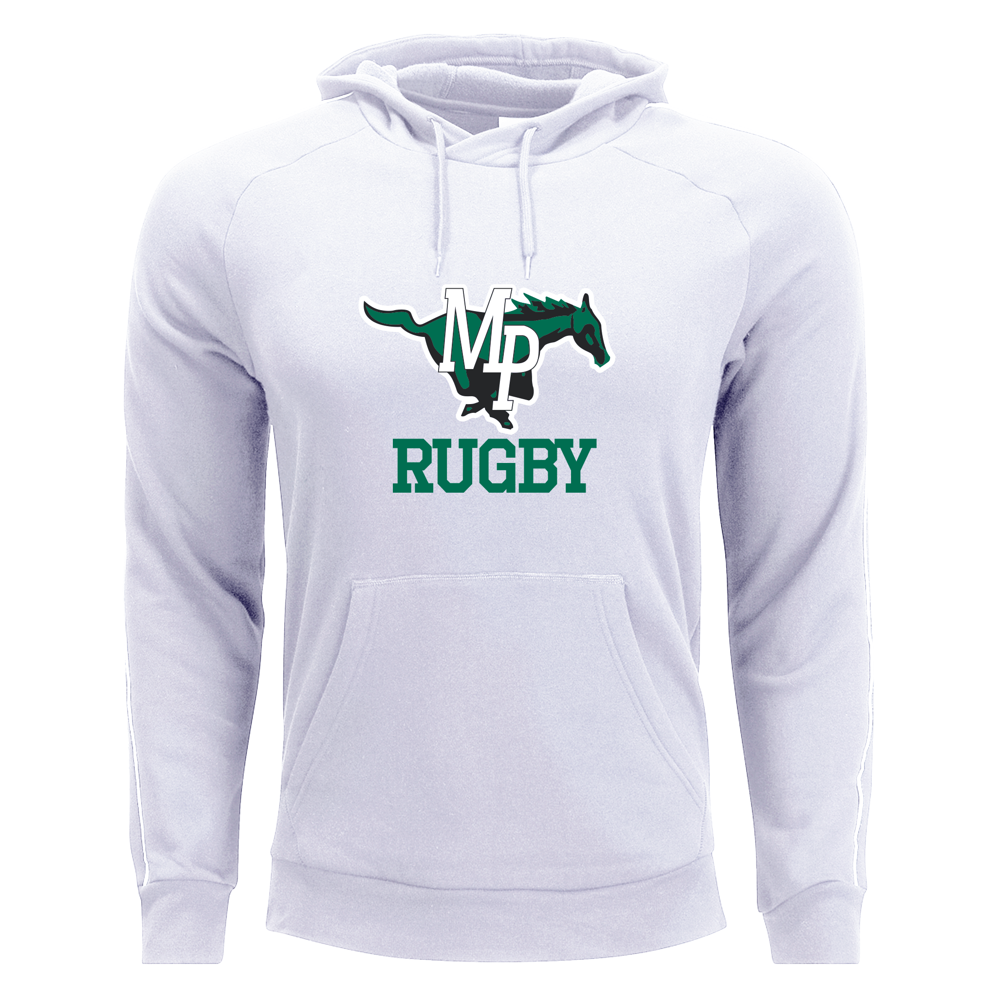 Myers Park Rugby Unisex Hoodie White