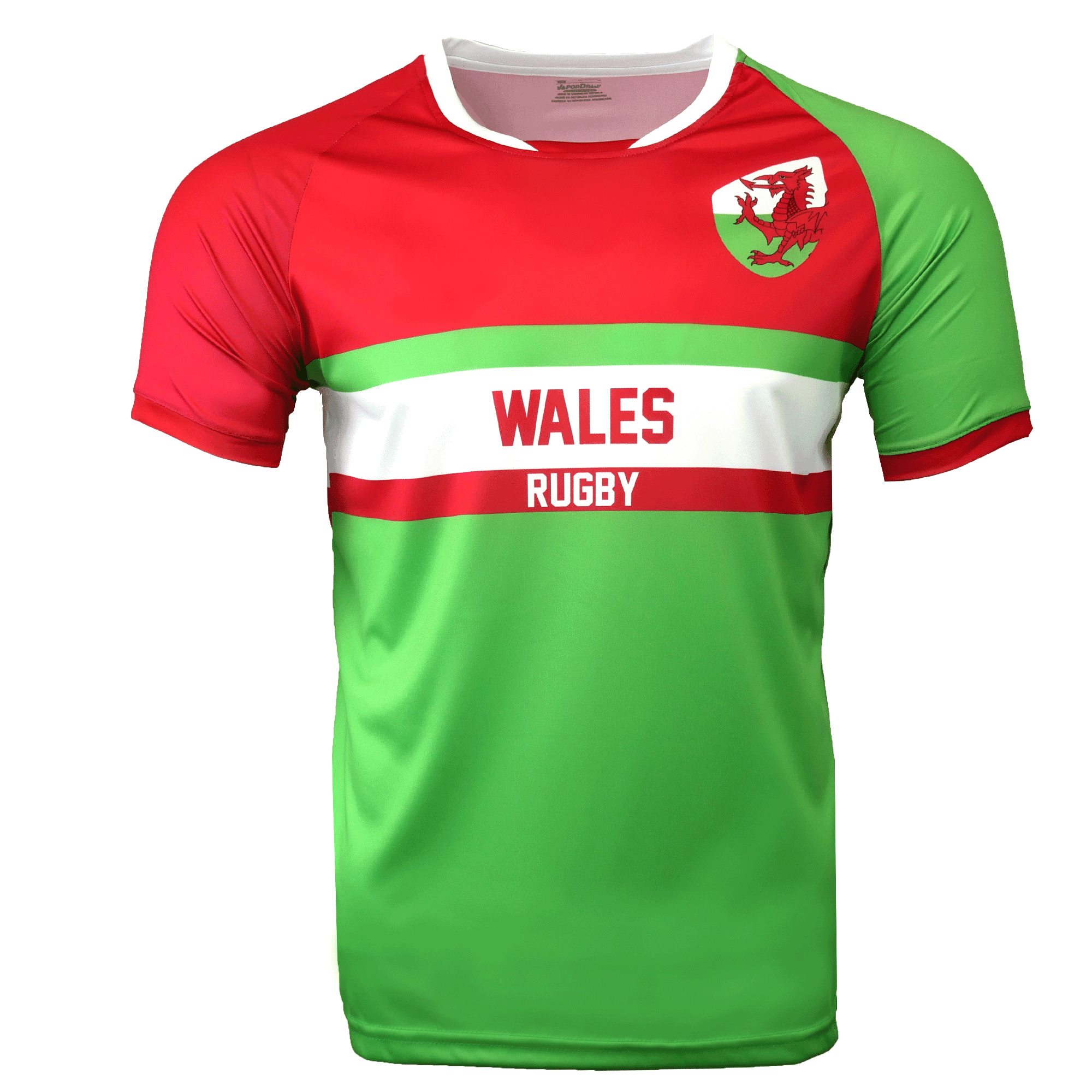 Nations of Rugby Wales Rugby Supporters Jersey