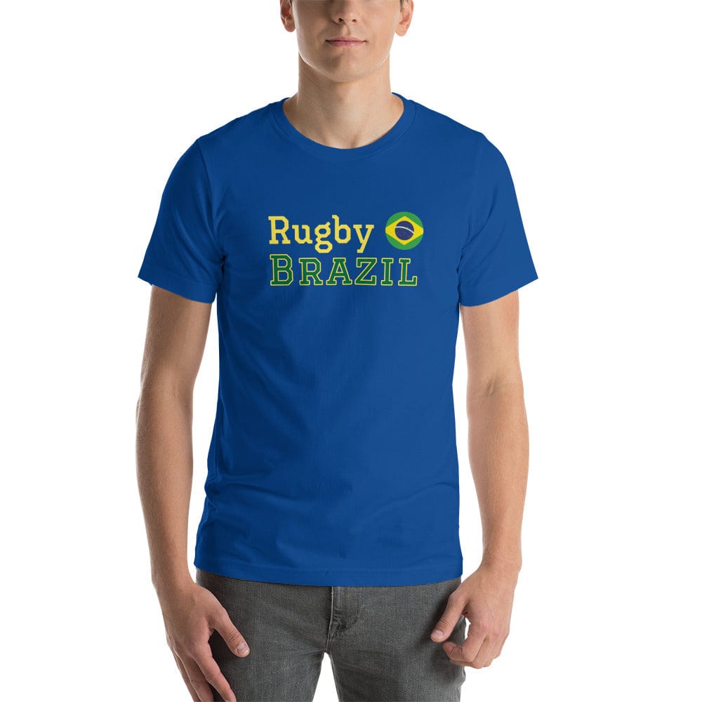 Brazil Rugby Blue Cotton T-shirt