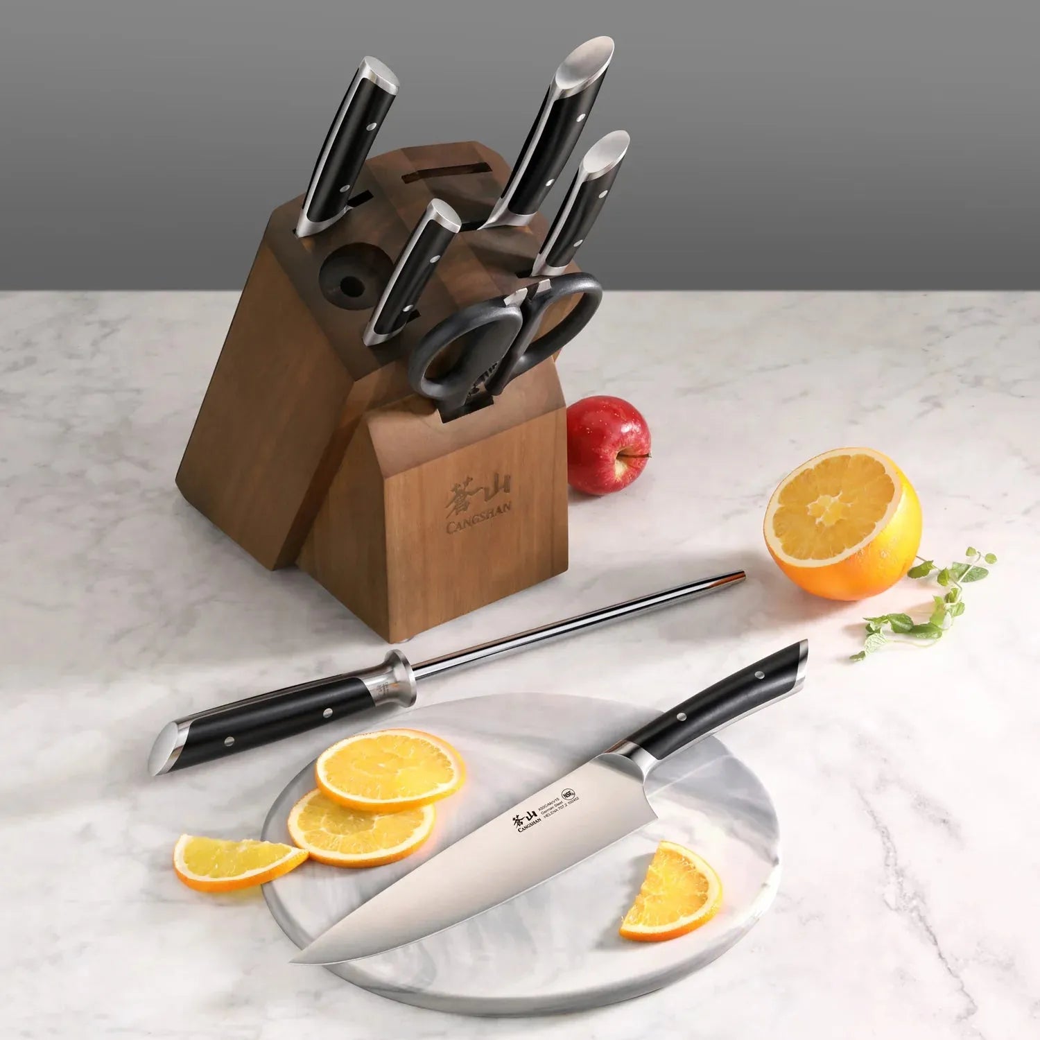 Avanta 10-Piece Pakkawood Knife Block Set