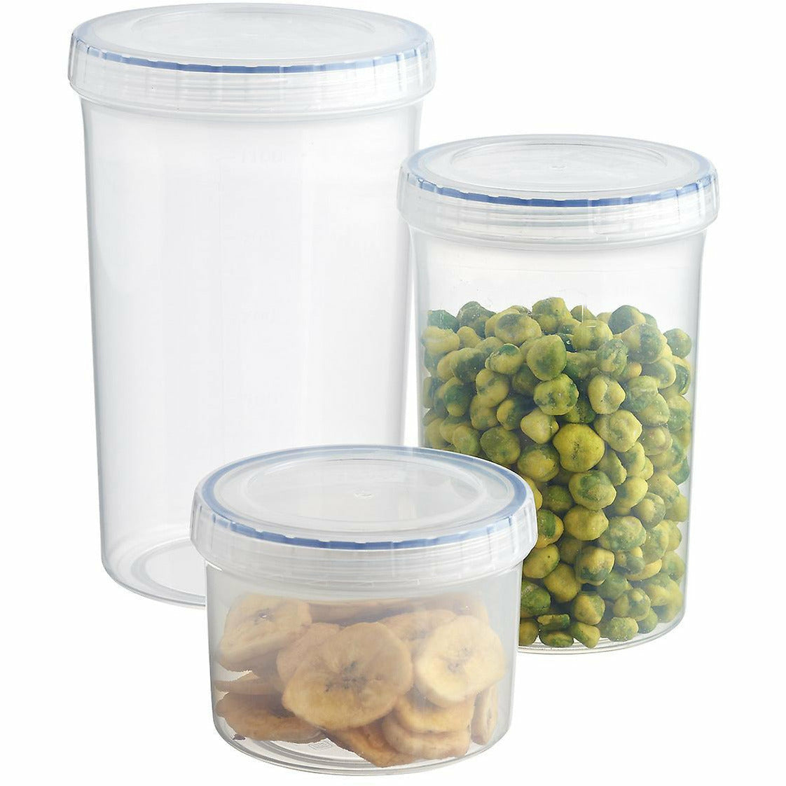 Lock & Lock No BPA Water Tight with 2 Divider Cups, Food Container,  1.5-cup, 11-oz, Pack of 6, HPL806C