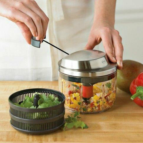 Salad Spinner, 2.5L Fruits Vegetables Drainer Vegetable Washer with Bowl,  Large Capacity Salad Spinner for Home Kitchen 