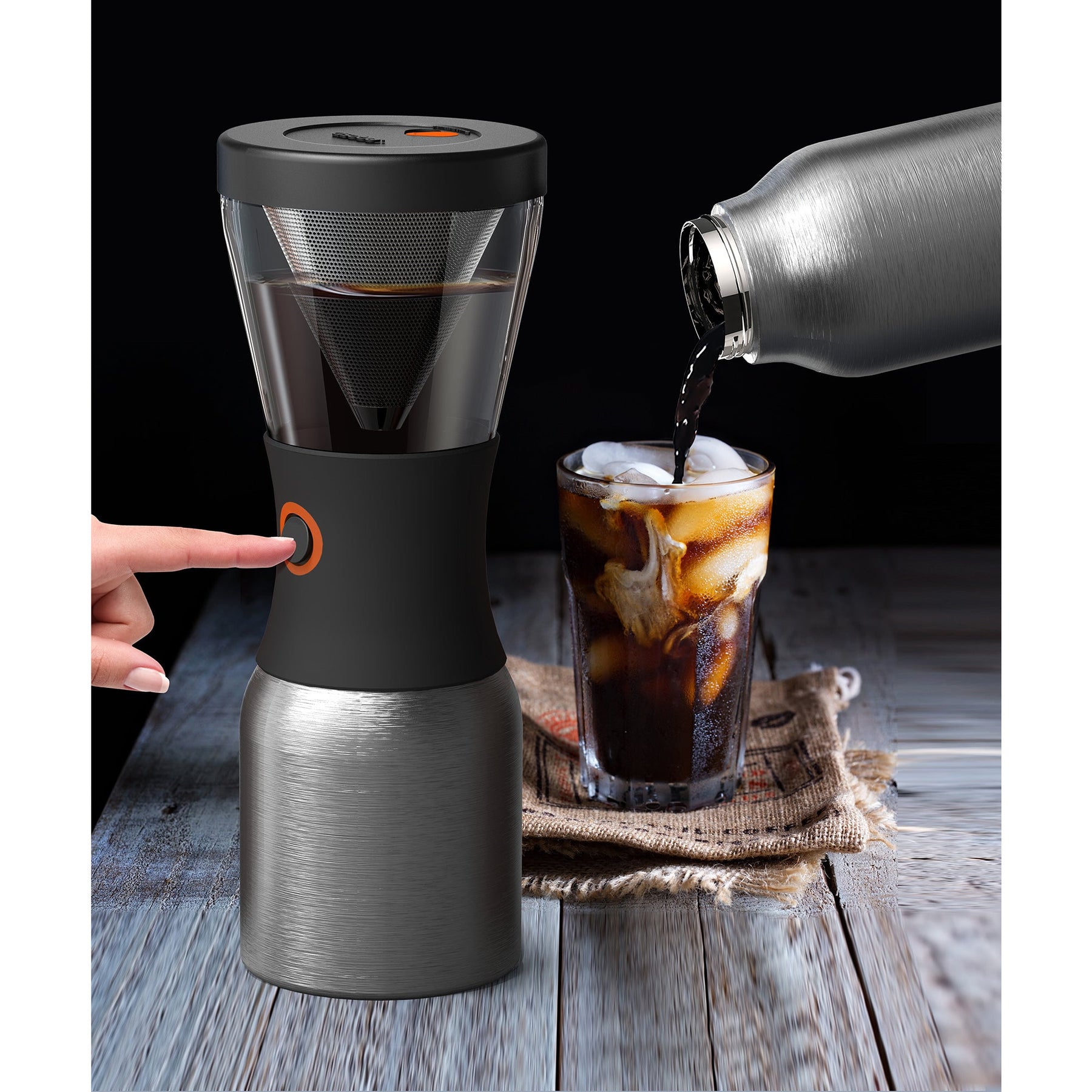 Jarware 82749 Cold Brew Maker/Tea Infuser