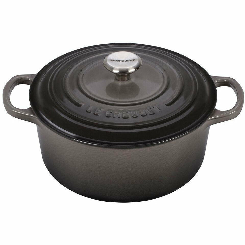 Le Creuset 3.5-Quart Signature Cast Iron Round Dutch Oven - White