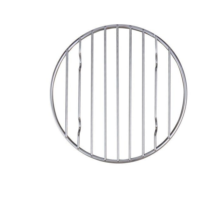 Choice 8 1/2 x 12 Chrome Plated Footed Wire Cooling Rack for Quarter Size  Sheet