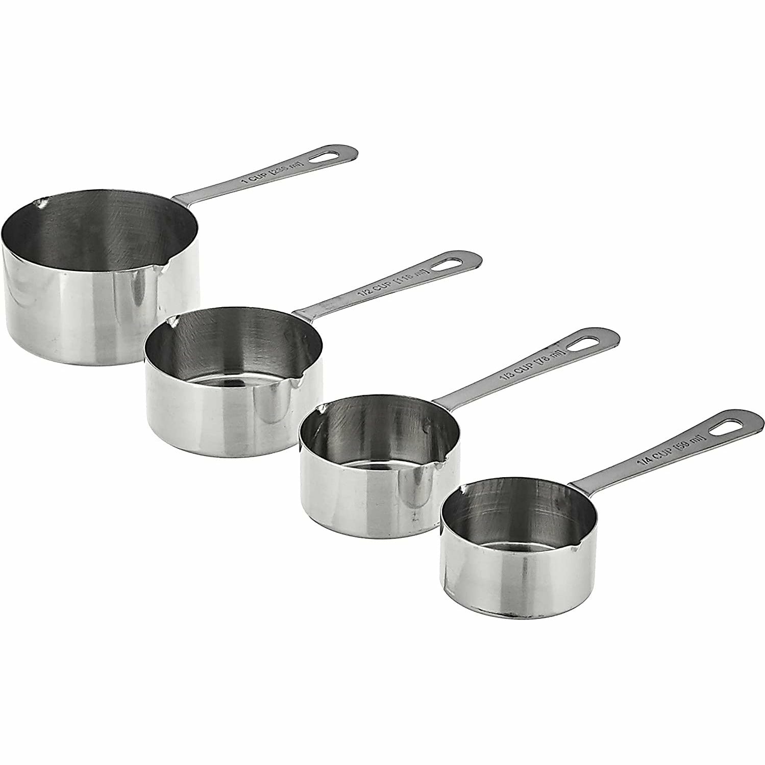Amco Stainless Steel 6 Piece Measuring Spoon Set