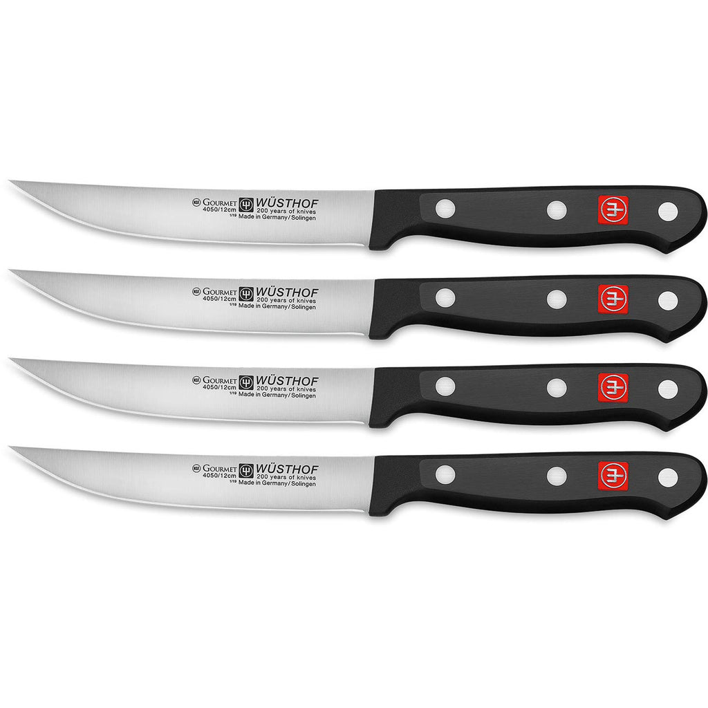 Avanta Pakkawood 4-Piece Fine Edge Steak Knife Set