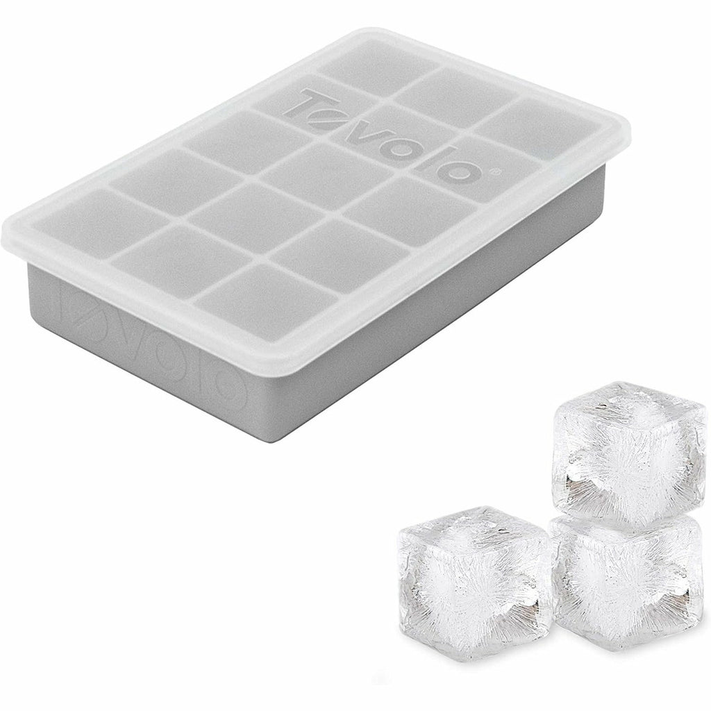 Tovolo King Cube Silicone Ice Tray, Stratus Blue, L